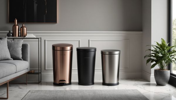 Découvrez les poubelles design qui subliment votre intérieur